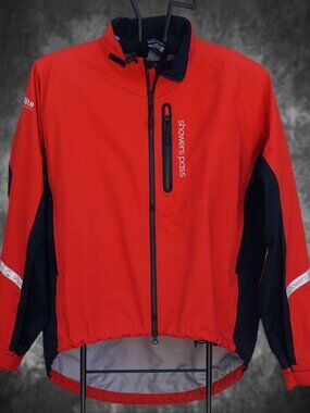 Showers Pass Elite 2.1 eVent Men's L Hi-Vis Orange Reflective Cycling Jacket VG